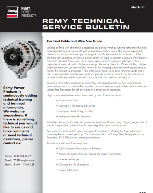 Technical Bulletins – Auto Pro Auto Parts