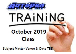 AUTOPRO TRAINING WEBSITE OCT 2019 PREVIEW